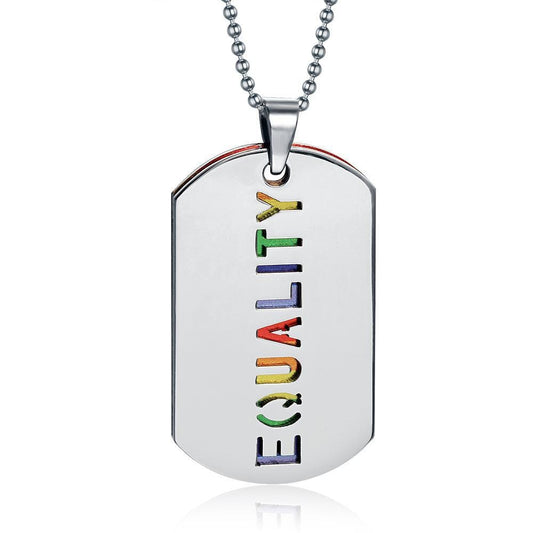 LGBT Equality Tag Neckalce