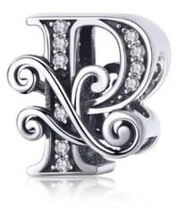 Silver Letter Charms