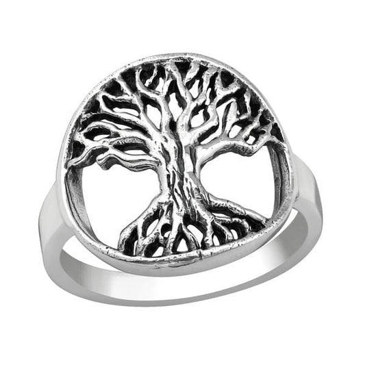 Silver Tree Of Life Ring