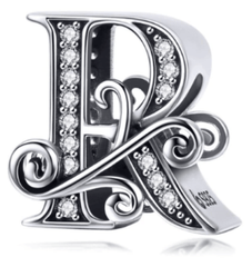 Silver Letter Charms