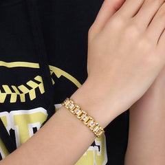 Women Gold Magnetic Bracelet