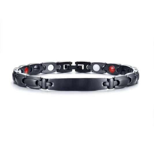 Womens Black Magnetic Bracelet