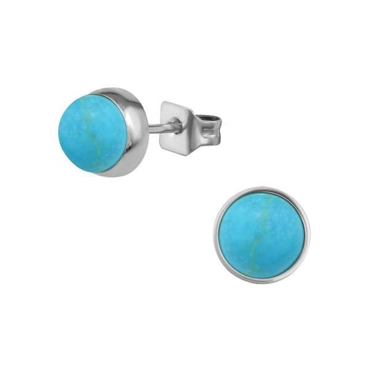 Steel Round Earrings