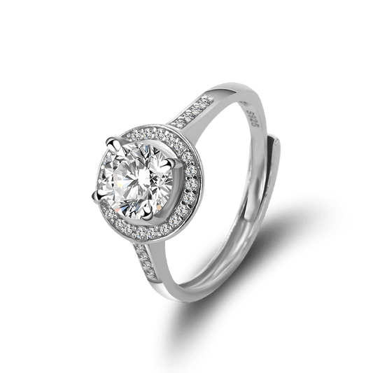Moissanite  Wedding  Ring