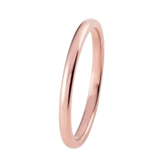 women tungsten ring  Rose Gold