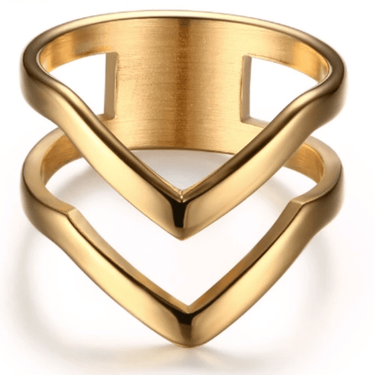 V Shaped Unique Ring for Women