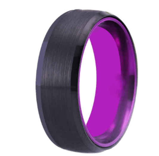 Purple Wedding Ring for Men