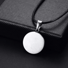 Steel Prayer Cross Necklace