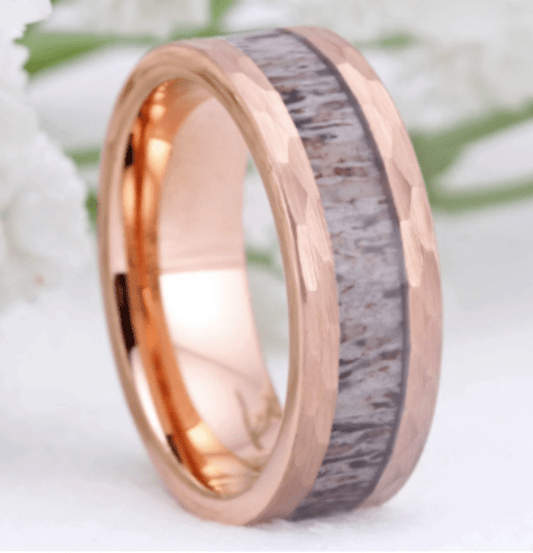 Tungsten Gold Wedding Ring for Men