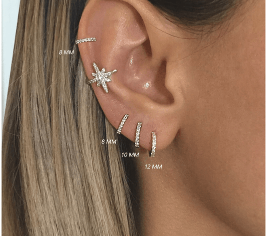 Silver Gold Hoop Earrings For women