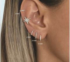 Silver Gold Hoop Earrings For women