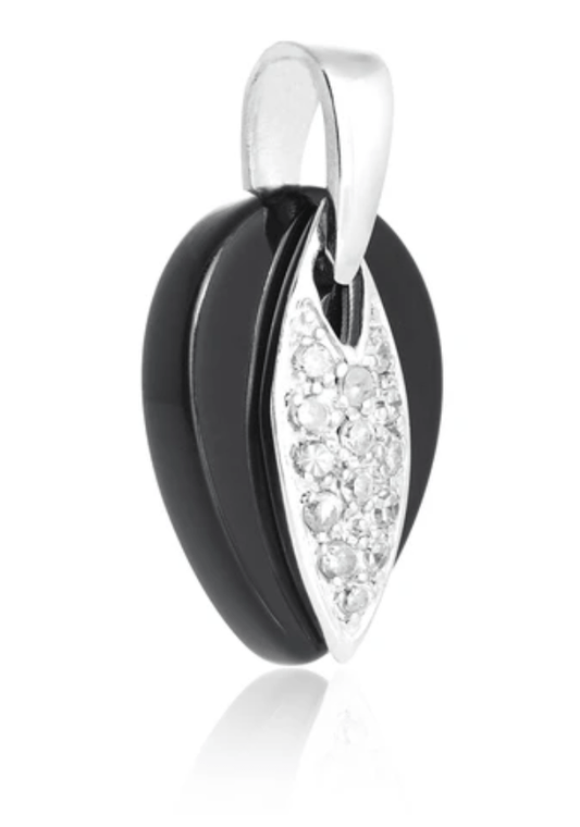 Silver Marquise Teardrop Necklace for Women