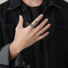 Steel Snake Ring