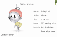 Silver Boy Charm for Bracelet