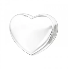 Silver Heart Bead