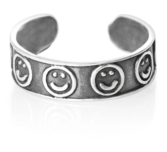 Happy Faces Toe Ring