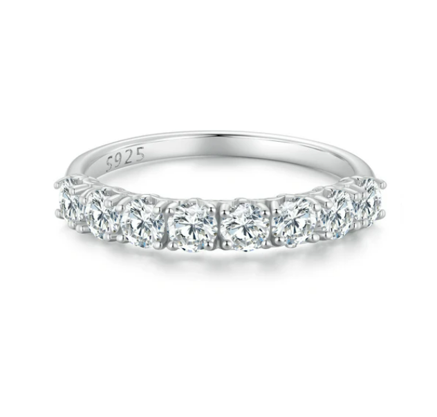 Silver Engagement Ring for Women
