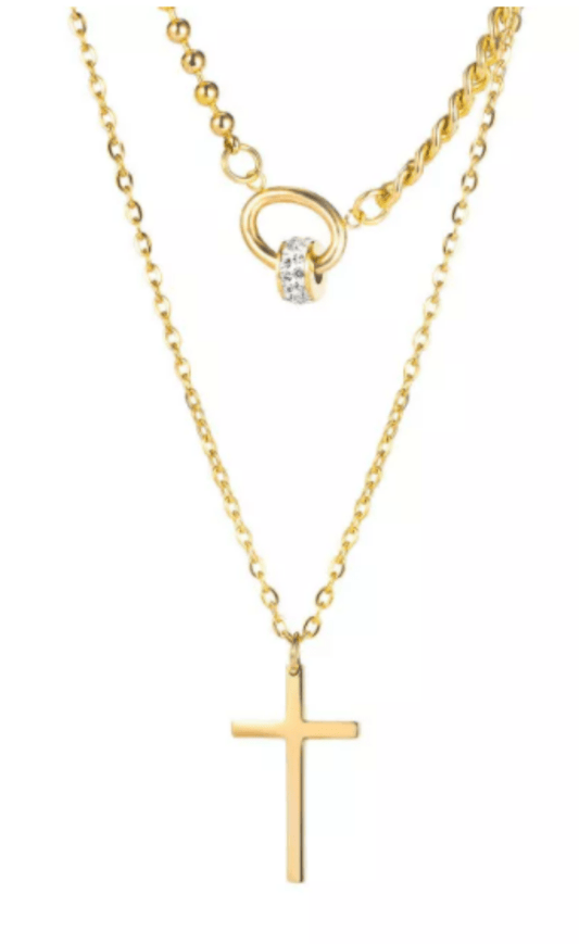 Stylish Multi Layer Cross Necklace for women
