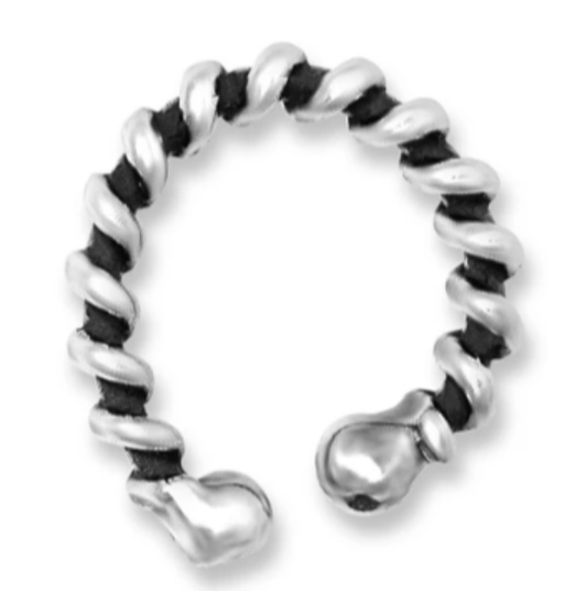Sterling Silver Bali Ear Cuff