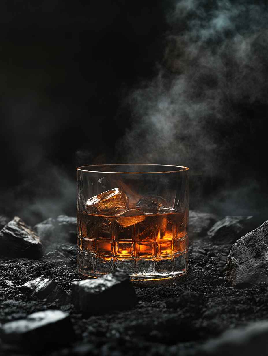 Whiskey Glass Poster