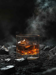 Whiskey Glass Poster