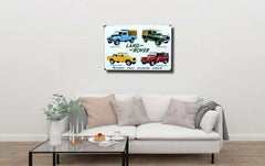Land Rover Metal Tin sign Moister