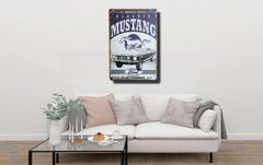 Mustang Metal Tin Sign Poster