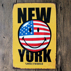 New York Metal Tin Sign Poster
