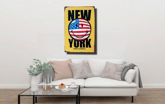 New York Metal Tin Sign Poster