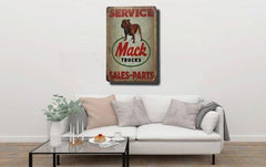 Vintage mack Truck Signs Tin Poster