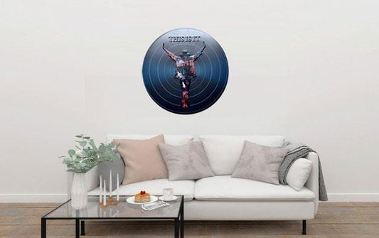 This Is It Round Embossed Metal Tin Sign Poster