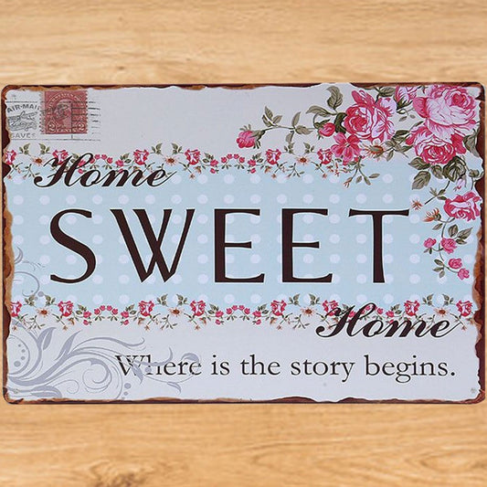 Home Sweet Home Metal Print Poster