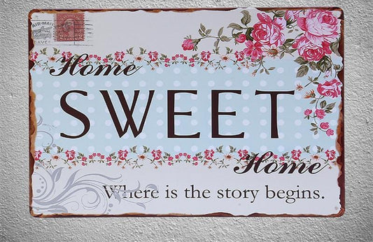 Home Sweet Home Metal Print Poster