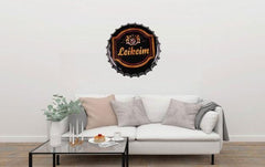 Leikeim Beer Cap Metal Tin Sign Poster