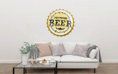 Premium Beer Cap Metal Tin Sign Poster