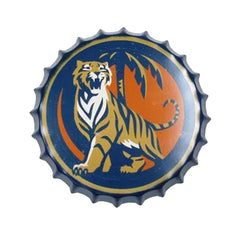Tiger Beer Cap Metal Tin Sign Poster