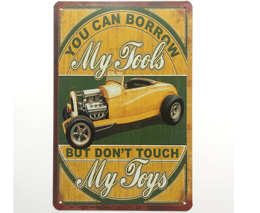 My Tools Garage Metal Tin Poster