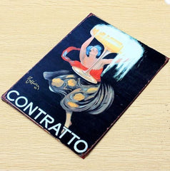 Vintage Metal Craft Beer Sign Tin Poster