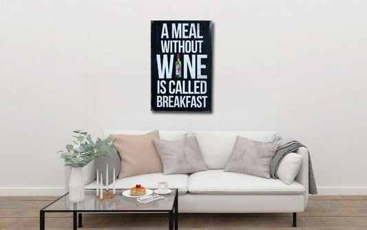 Funny wine posters - Metal Tin Sign Poster