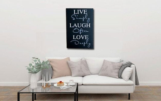 Live laugh Love Metal Tin Sign Poster