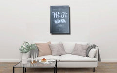 Free Wifi Inside Metal Tin Sign Poster