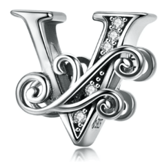 Silver Letter Charms