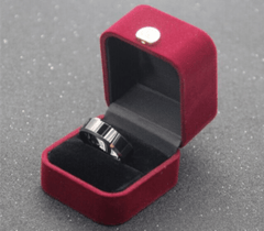 Tungsten Shiny Silver Wedding Ring
