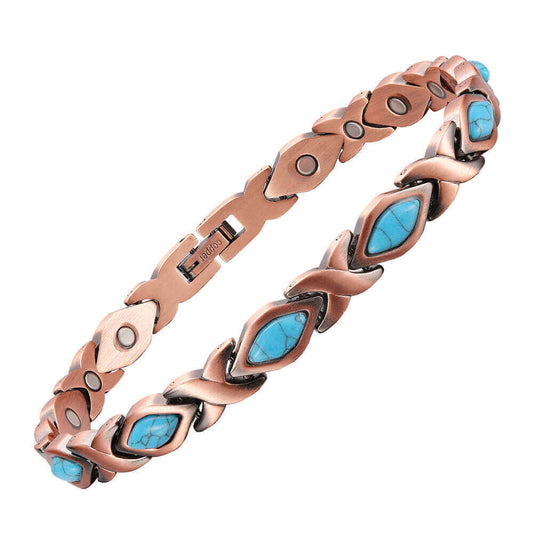 Turquoise Copper Bracelet for women