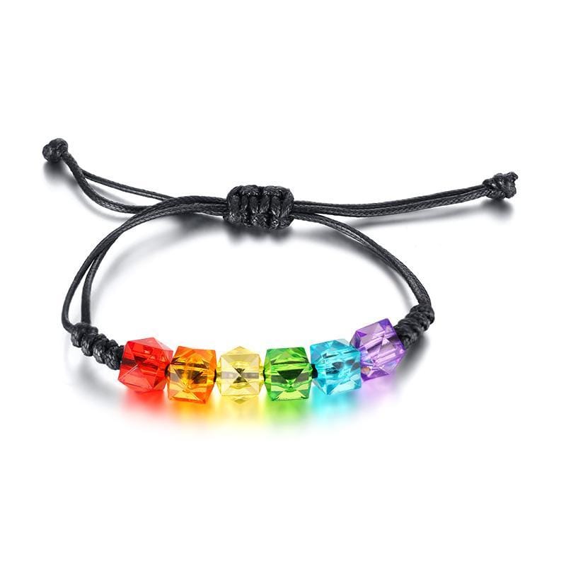 Rainbow Beads Bracelet