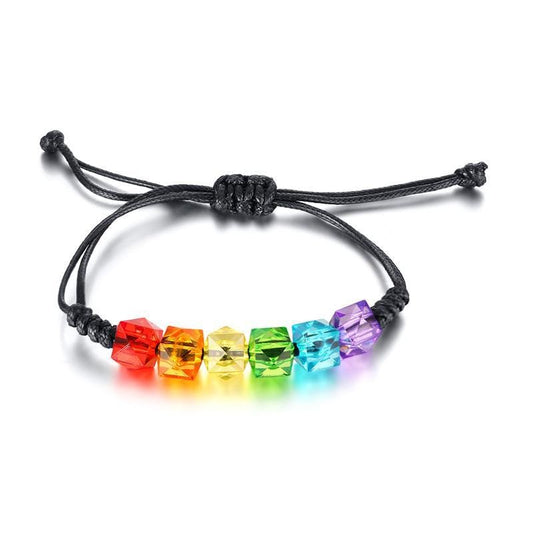 Rainbow Beads Bracelet