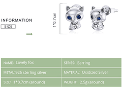 Silver Fox Earrings