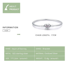 Silver Infinite Love Bracelet
