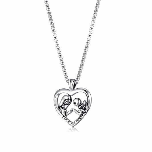 Steel Forever Love Necklace