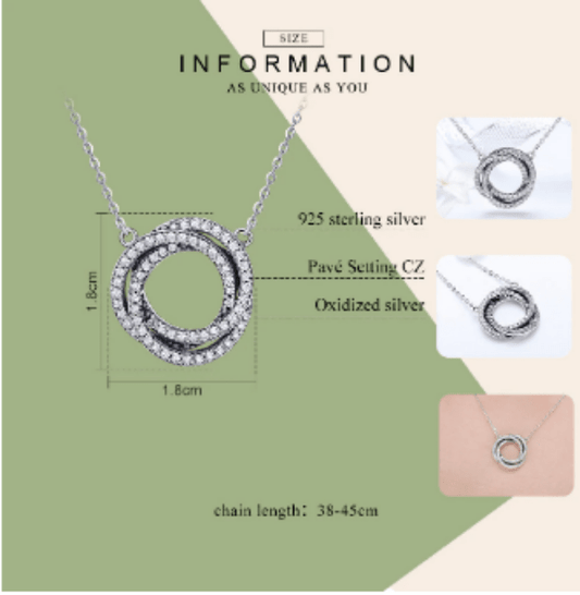 Sterling Silver Minimalist  Pendant Necklace